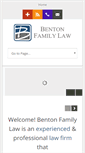 Mobile Screenshot of bentonfamilylaw.com