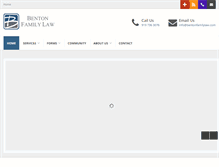 Tablet Screenshot of bentonfamilylaw.com